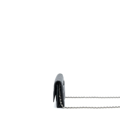 Chanel Classic Wallet On Chain Caviar Black SHW