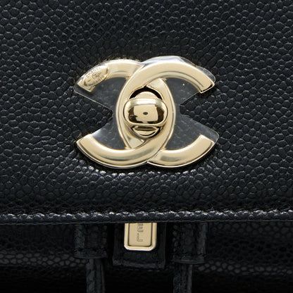 Chanel 22B Affinity Mini Backpack Caviar Black LGHW(Microchip)