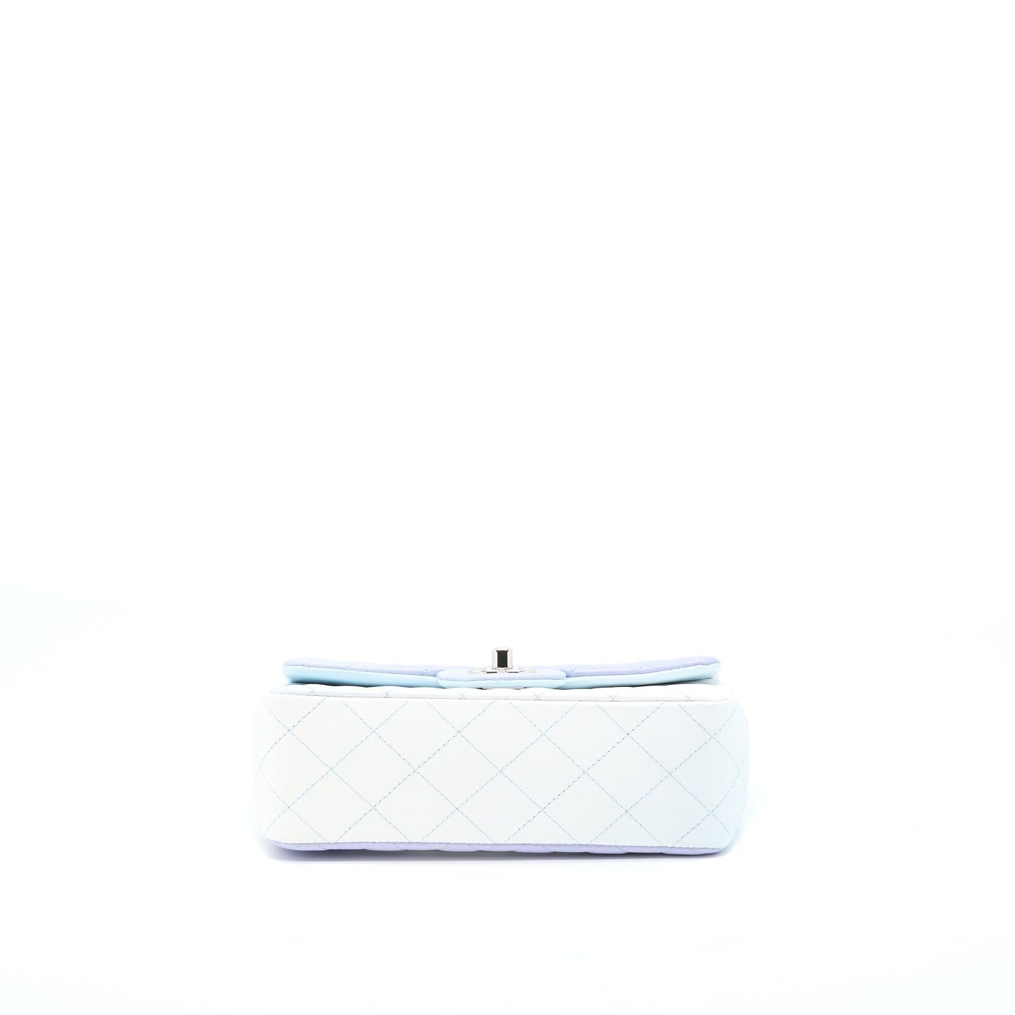 Chanel 21K Mini Rectangular Flap Bag Lambskin Multicolour Ombr Iridescent SHW (Microchip)