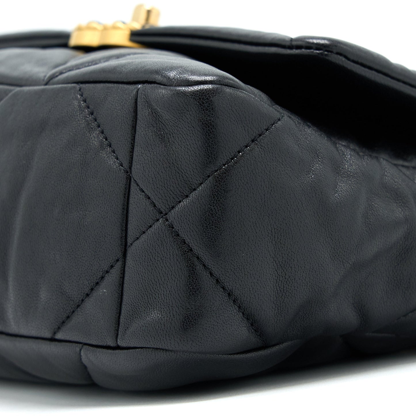 Chanel Small 19 Bag Goatskin Black Multicolour Hardware