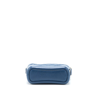 Chanel Small Gabrielle Hobo Bag Blue Multicolour Hardware