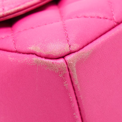 Chanel Quilted Flap Bag Lambskin Pink GHW