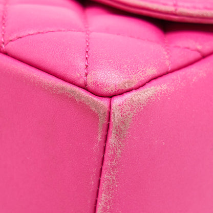 Chanel Quilted Flap Bag Lambskin Pink GHW