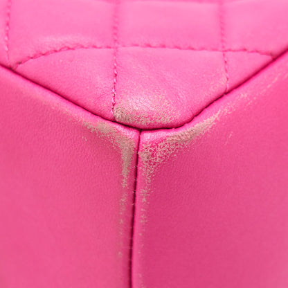 Chanel Quilted Flap Bag Lambskin Pink GHW