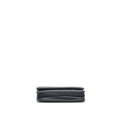 Chanel Classic Wallet On Chain Lambskin Black SHW