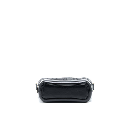 Chanel Small Gabrielle Hobo Bag Calfskin Black Multicolour Hardware