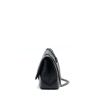 Chanel 2.55 227 Reissue Calfskin Black Ruthenium Hardware