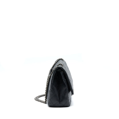 Chanel 2.55 227 Reissue Calfskin Black Ruthenium Hardware