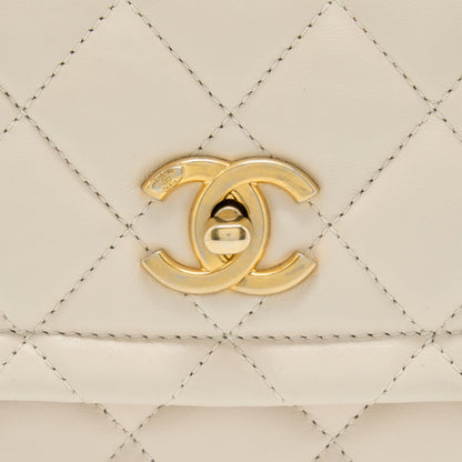 Chanel Seasonal Flap Bag Beige LGHW