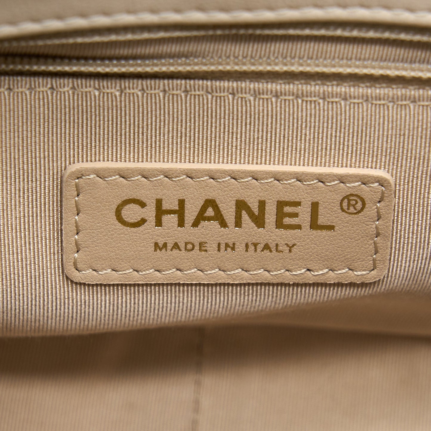 Chanel Seasonal Flap Bag Beige LGHW