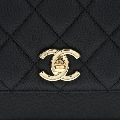 Chanel Medium Business Affinity Caviar Black LGHW