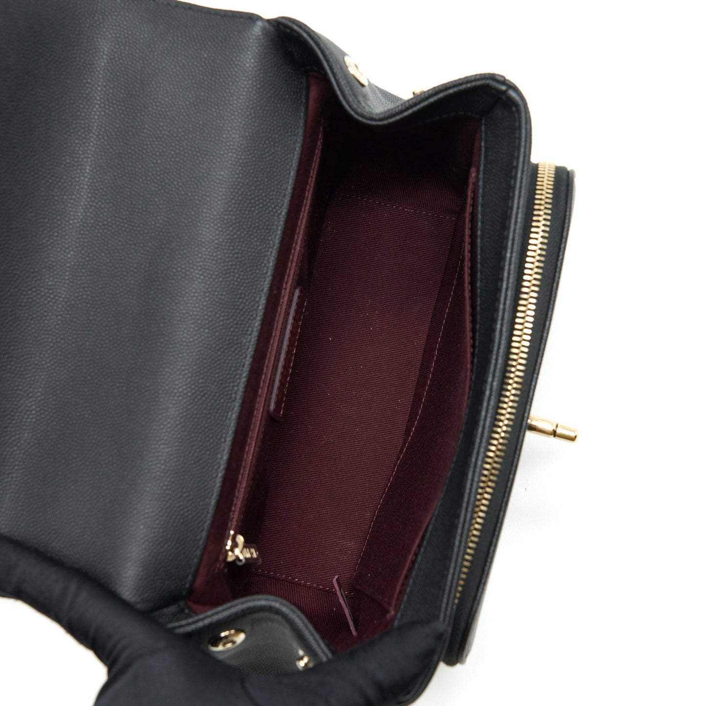 Chanel Medium Business Affinity Caviar Black LGHW