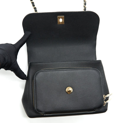Chanel Medium Business Affinity Caviar Black LGHW