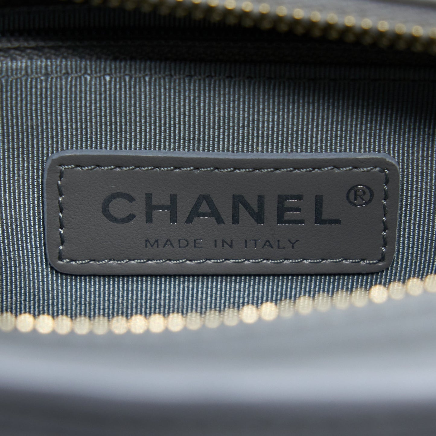 Chanel Chevron Small Gabrielle Hobo Bag Aged Calfskin Grey Multicolour Hardware