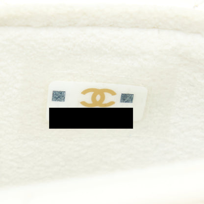 Chanel Rectangular Mini Flap Phone Case Bag Quilted Lambskin White LGHW (Microchip)