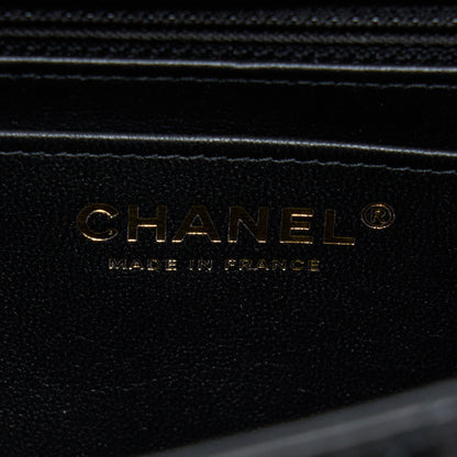 Chanel Mini 2.55 Reissue Flap Bag Aged Calfskin Black Brushed GHW (Microchip)