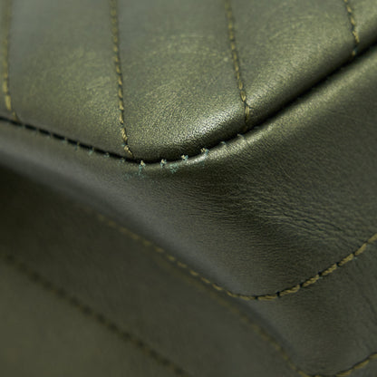 Chanel Small 2.55 Reissue Flap Bag Calfskin Dark Green Brushed Gold Hardware