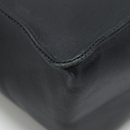 Chanel Vintage CC Timeless Shopping Tote Lambskin Black GHW