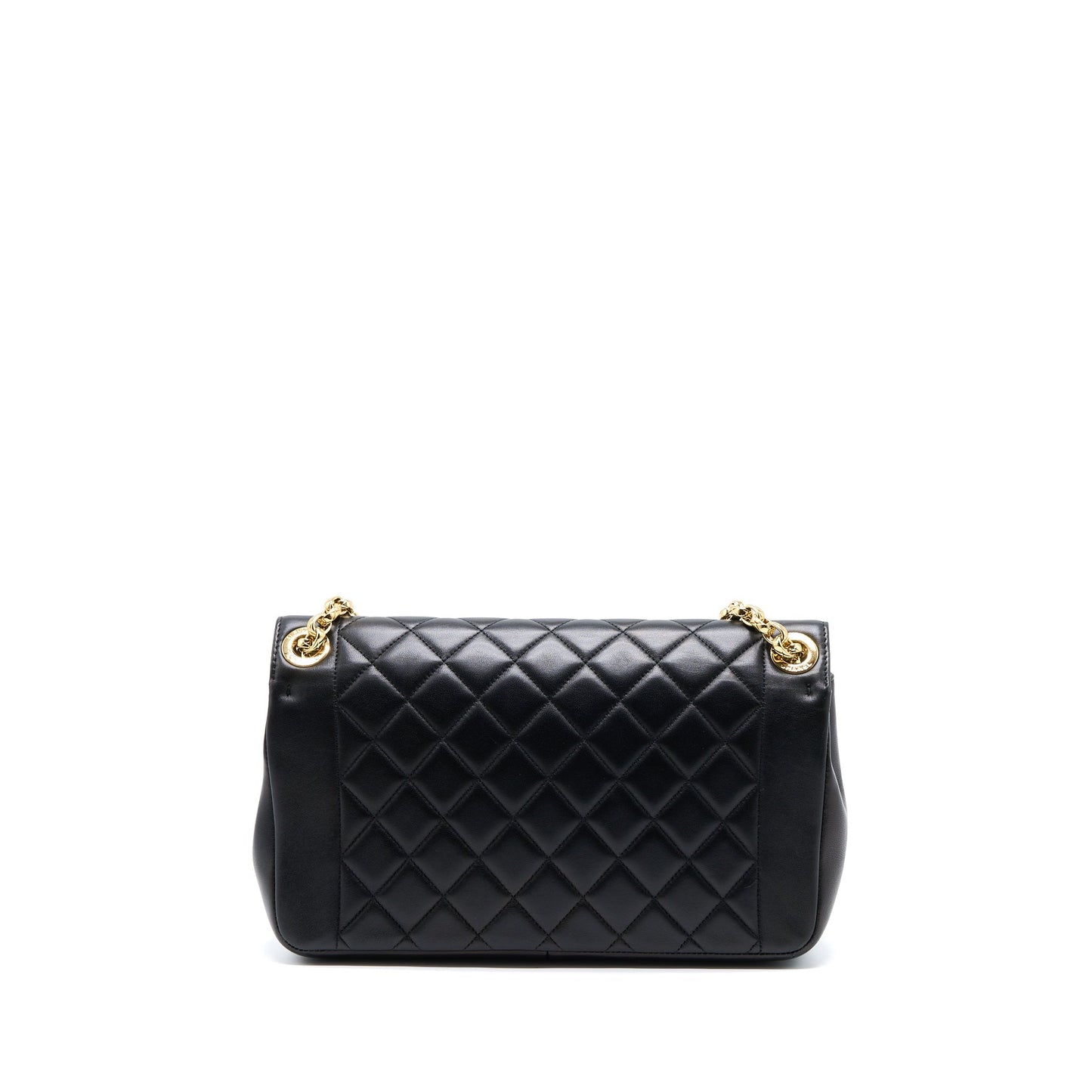 Chanel Seasonal Flap Bag Lambskin Black GHW