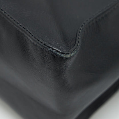 Chanel Vintage CC Timeless Shopping Tote Lambskin Black GHW