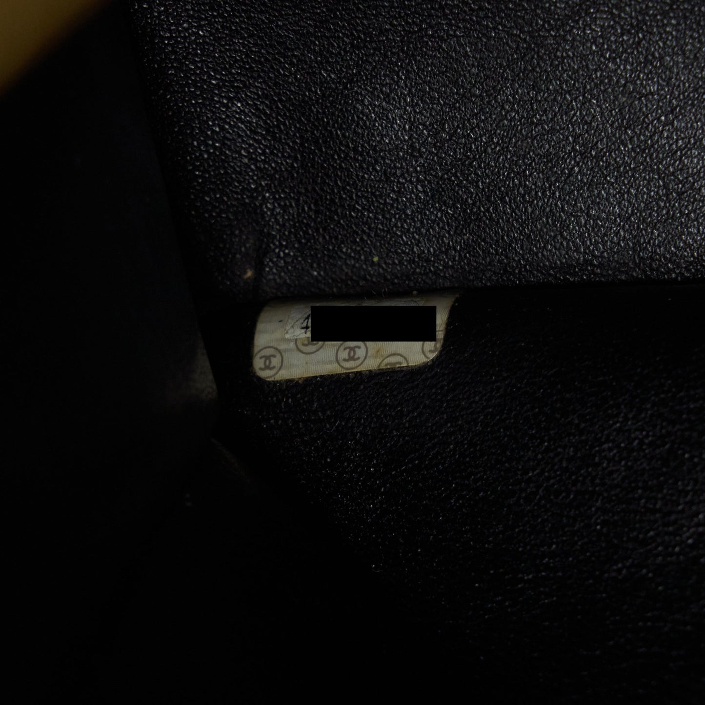 Chanel Vintage CC Timeless Shopping Tote Lambskin Black GHW