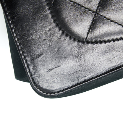 Chanel Seasonal Paris Cosmopolite Strait Lined Flap Bag Calfskin / Lambskin Black GHW