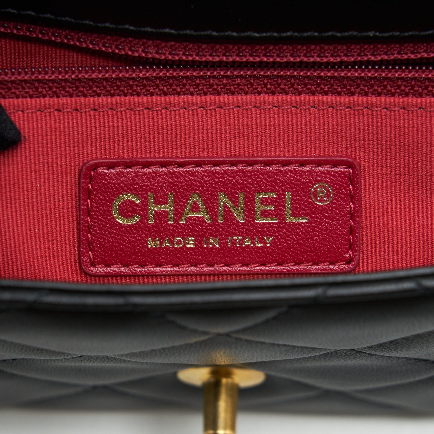 Chanel My Perfect Mini Flap Bag Lambskin Black GHW (Microchip)