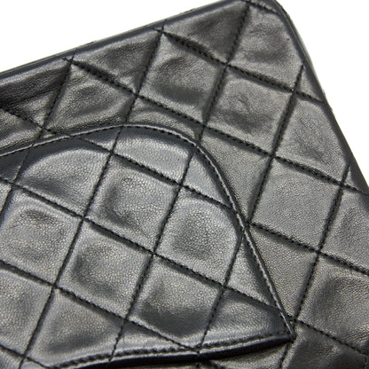 Chanel Vintage Classic Double Flap Bag Lambskin Black GHW