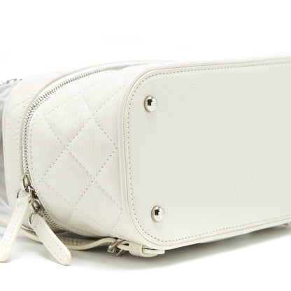 Chanel PVC Aquarium Backpack Aged Calfskin White SHW