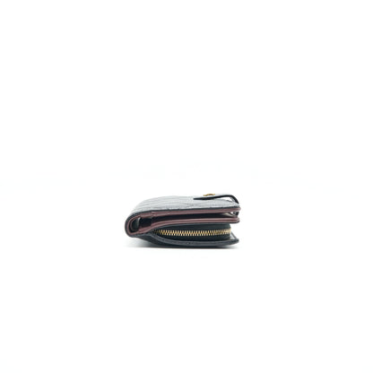 Chanel Quilted CC Bifold Caviar Wallet Black GHW