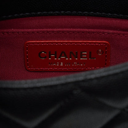 Chanel 22A Small Flap Bag Caviar Black Brushed GHW (Microchip)