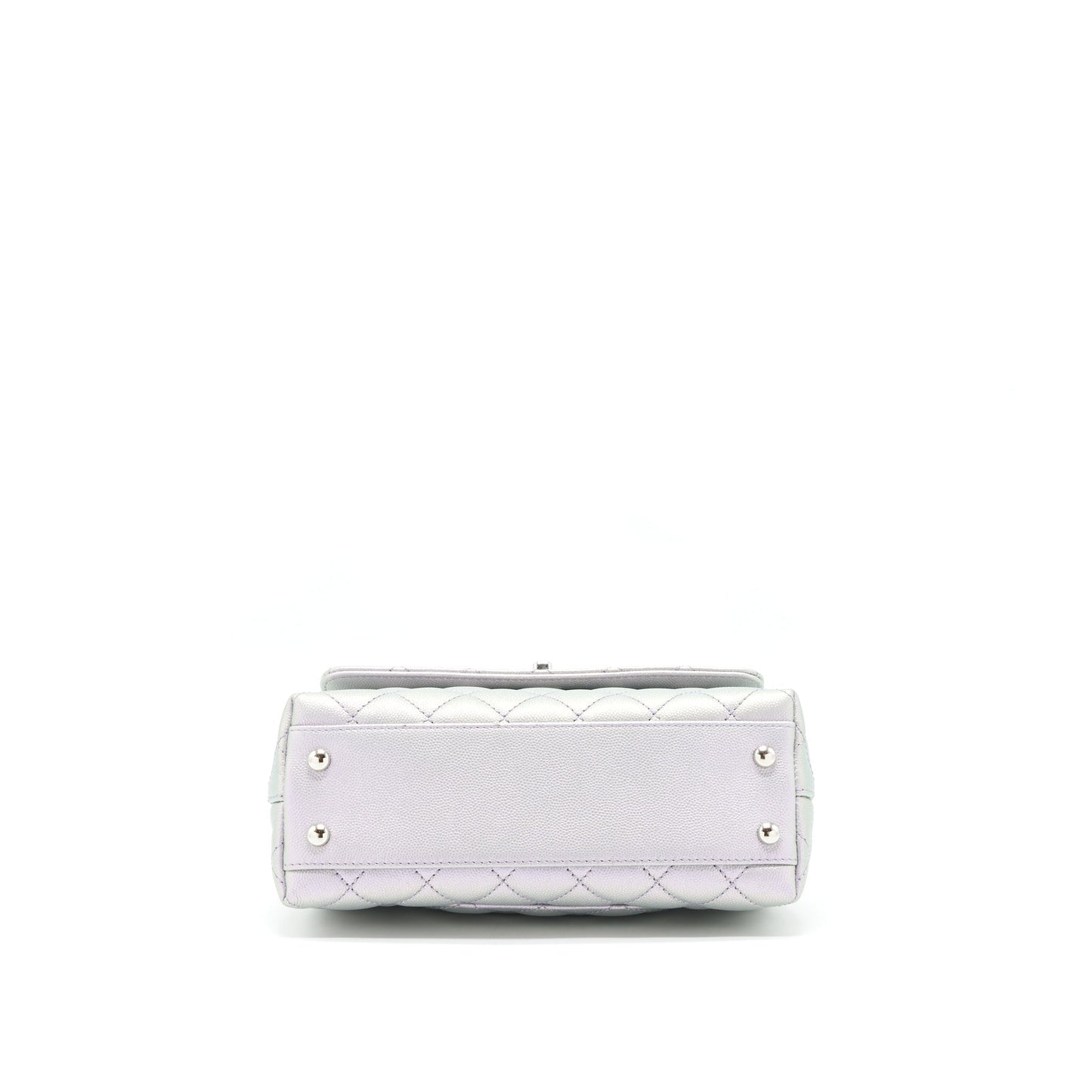 Chanel 21k small coco handle 24cm Lilac rainbow hardware
