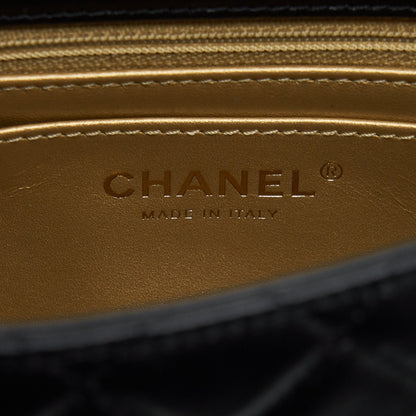 Chanel Pearl Crush Mini Square Lambskin Black Brushed GHW