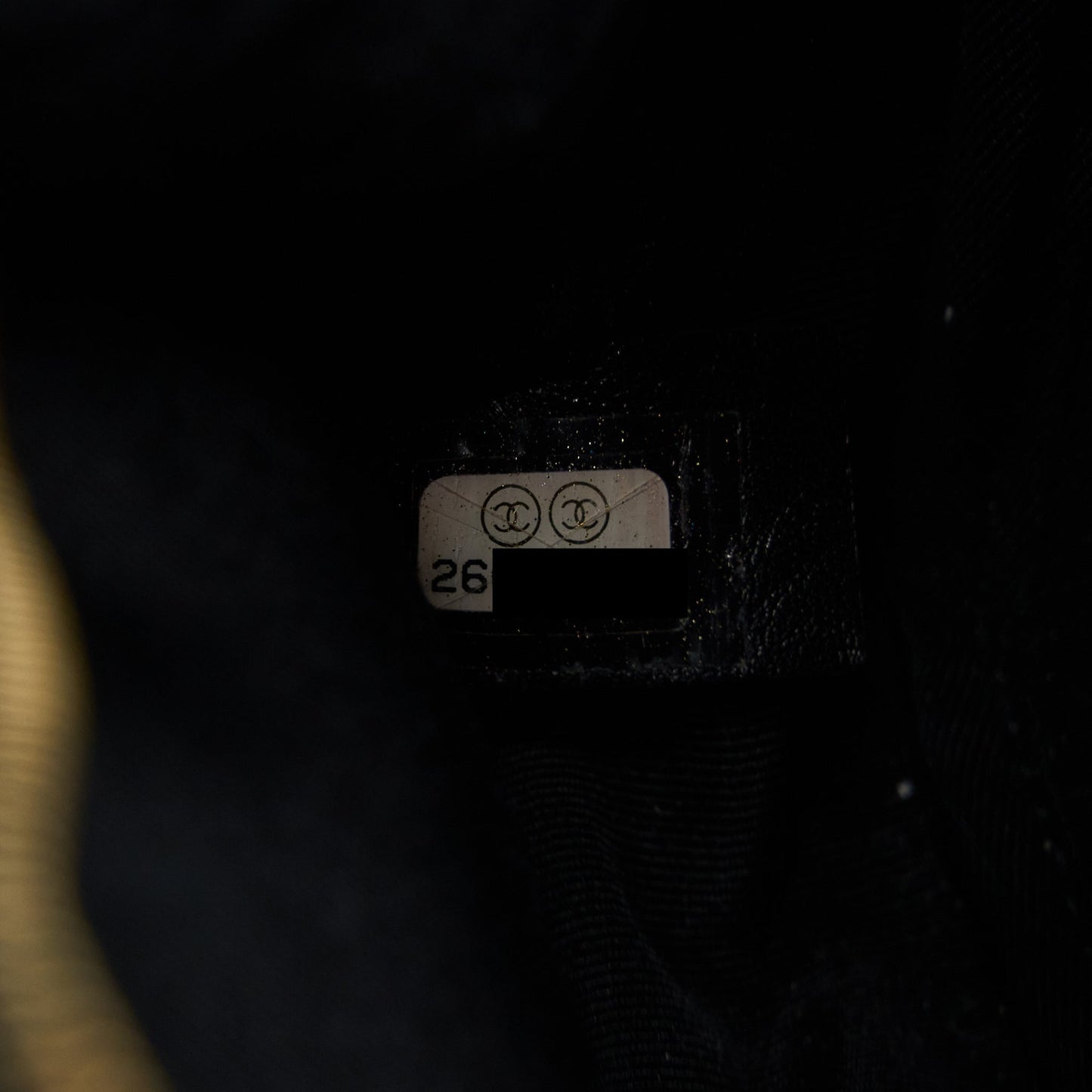 Chanel Camera Bag Leather/ Canvas Black GHW