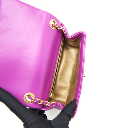 Chanel Pearl Crush Lambskin NA114 Purple GHW