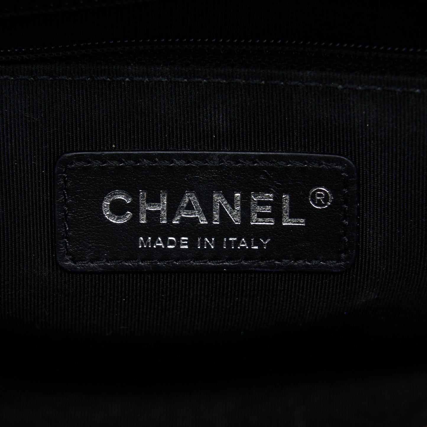 Chanel Seasonal Flap Bag Caviar White With Black Hardware