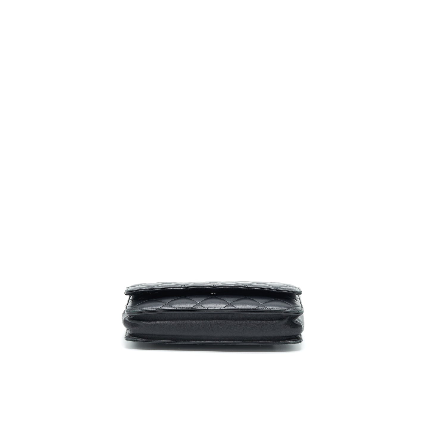 Chanel Wallet On Chain Lambskin Black SHW