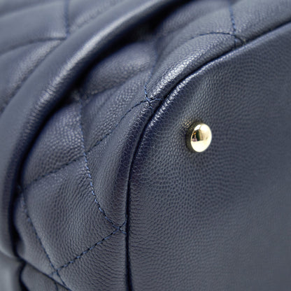 CHANEL BUCKET BAG IN Navy GHW