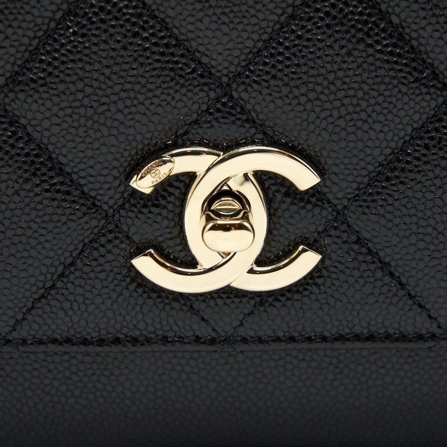 Chanel Medium Business Affinity Bag Caviar Black LGHW (Microchip)