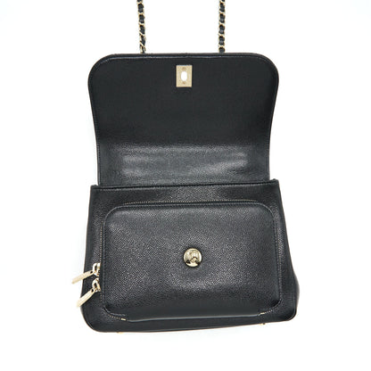 Chanel Medium Business Affinity Bag Caviar Black LGHW (Microchip)