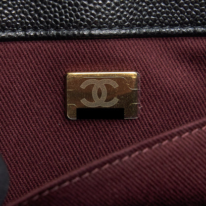 Chanel Medium Business Affinity Bag Caviar Black LGHW (Microchip)