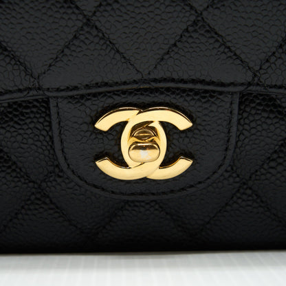 Chanel Medium Classic Double Flap Bag Caviar Black GHW