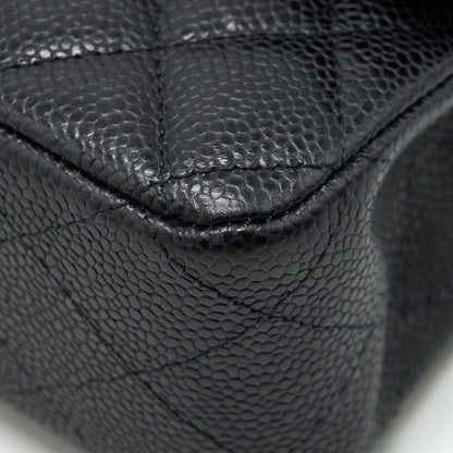 Chanel Medium Classic Double Flap Bag Caviar Black GHW