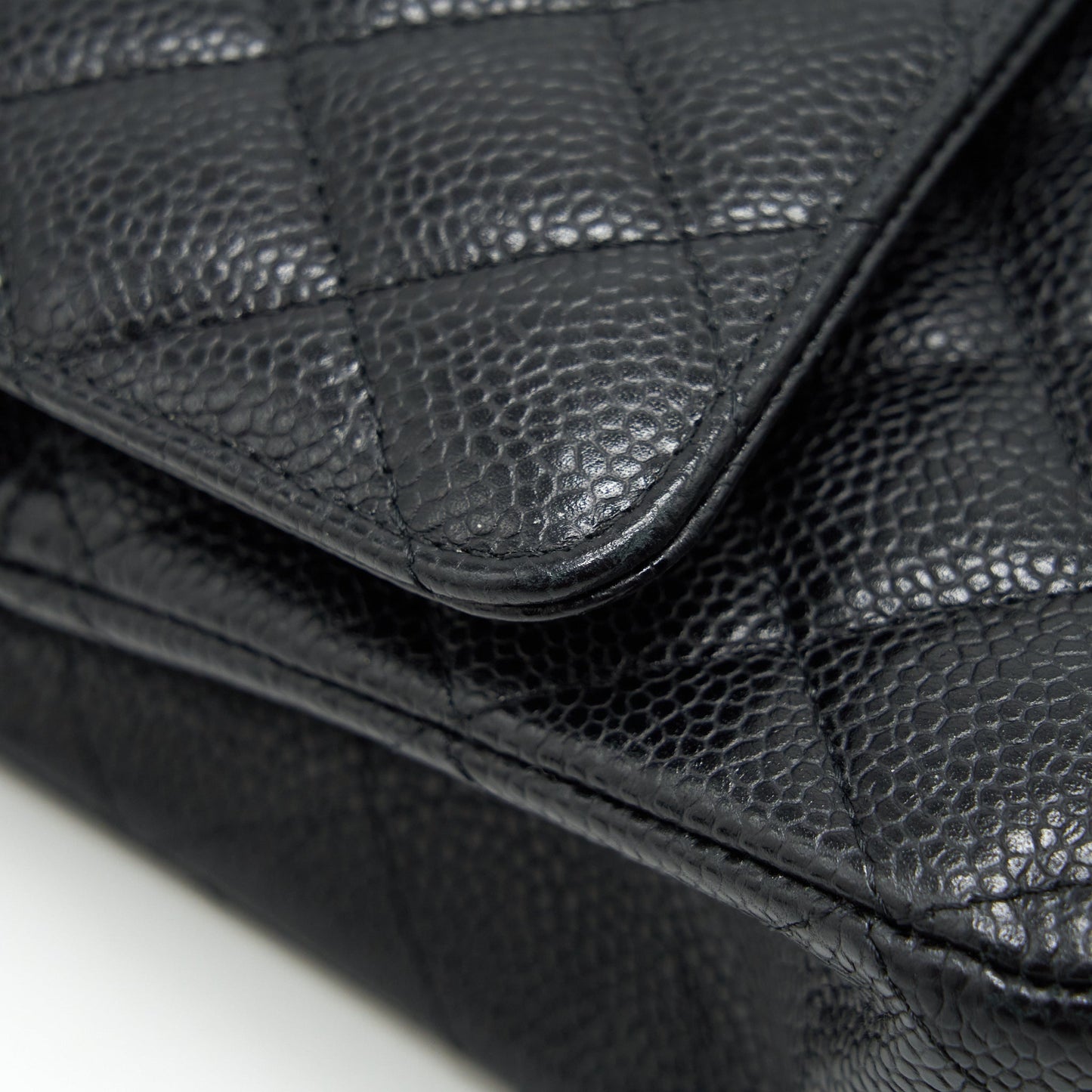 Chanel Medium Classic Double Flap Bag Caviar Black GHW