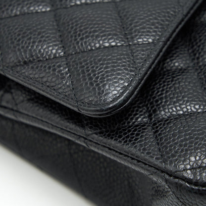 Chanel Medium Classic Double Flap Bag Caviar Black GHW