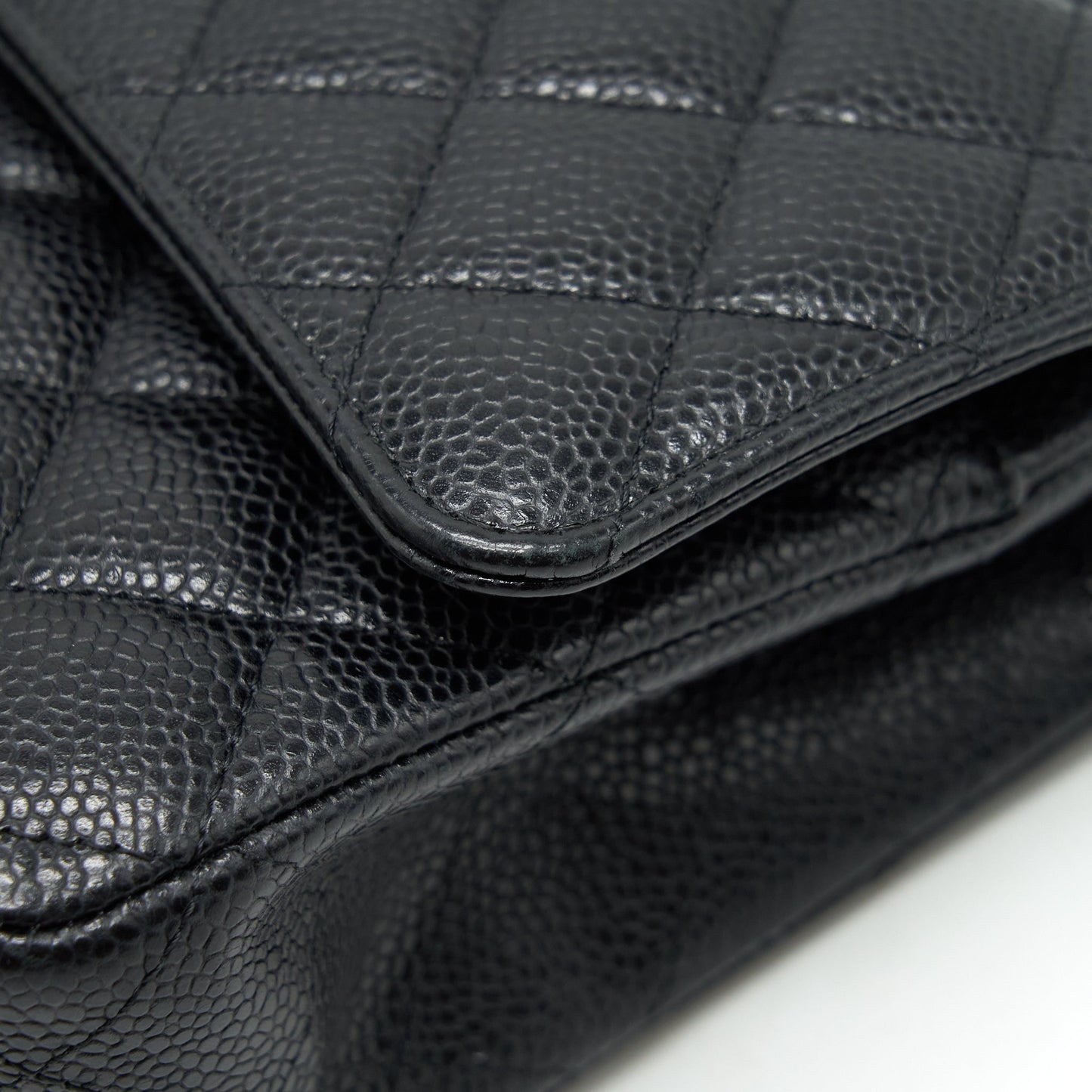 Chanel Medium Classic Double Flap Bag Caviar Black GHW