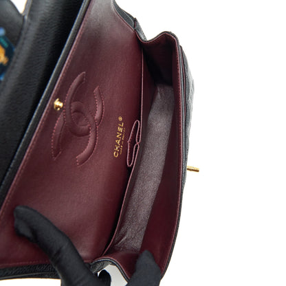 Chanel Medium Classic Double Flap Bag Caviar Black GHW