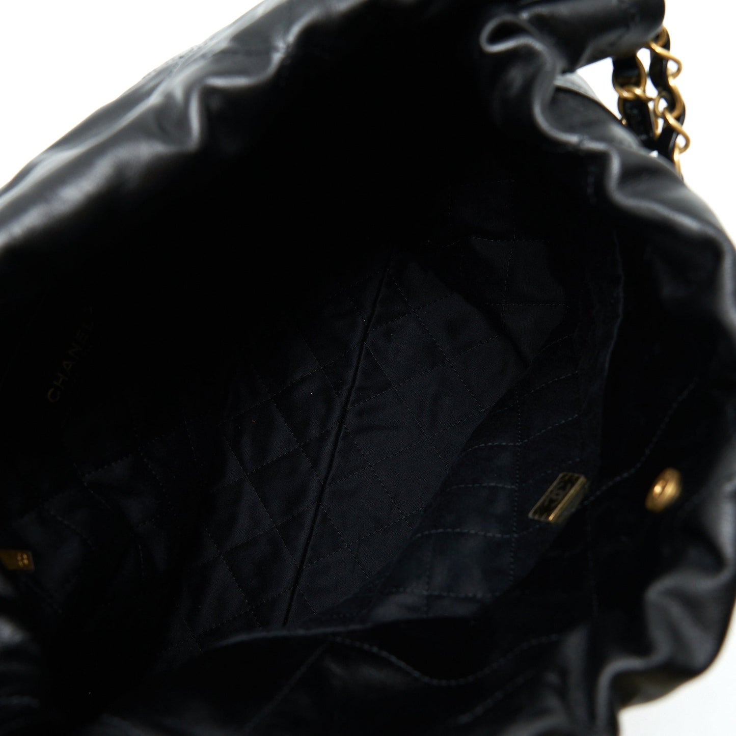 Chanel 22 Bag Shiny Calfskin Black GHW