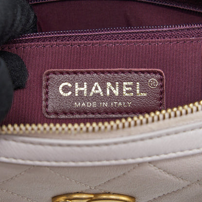 Chanel mini Bowling bag with chain light purple GHW