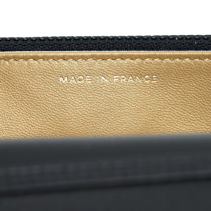 Chanel 22C Pearl Crush Wallet On Chain Black GHW (Microchip)